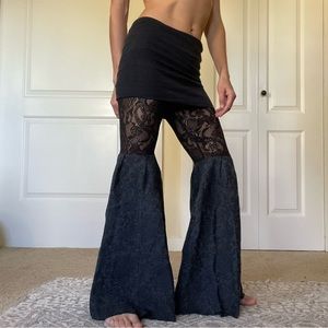 Festival pants yoga black and grey XS